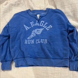 American Eagle Women's Blue Sweater